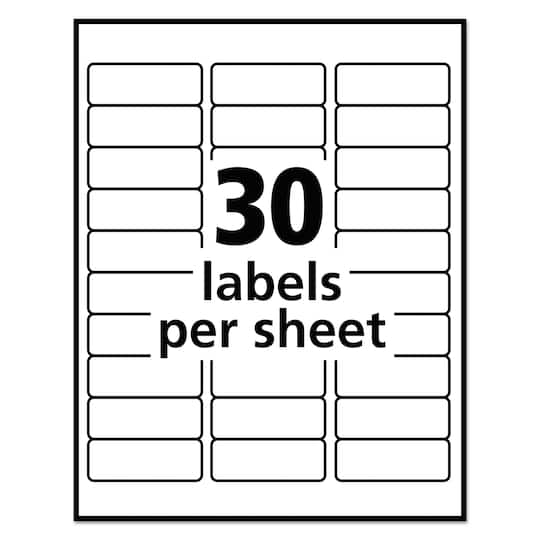 5 Packs: 750 ct. (3,750 total) Avery® 1